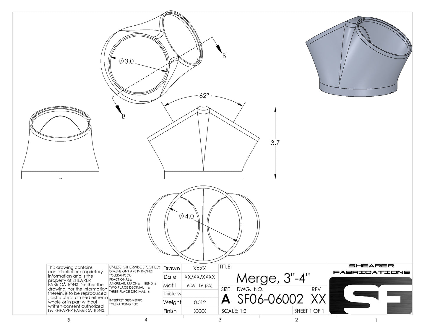Y Merge, Aluminum