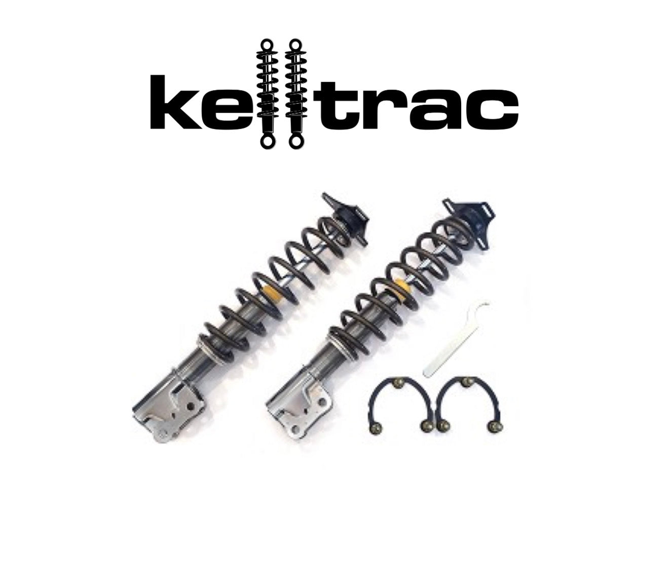 6th Gen Camaro KellTrac Long Travel Drag Coilovers, Front, PAIR