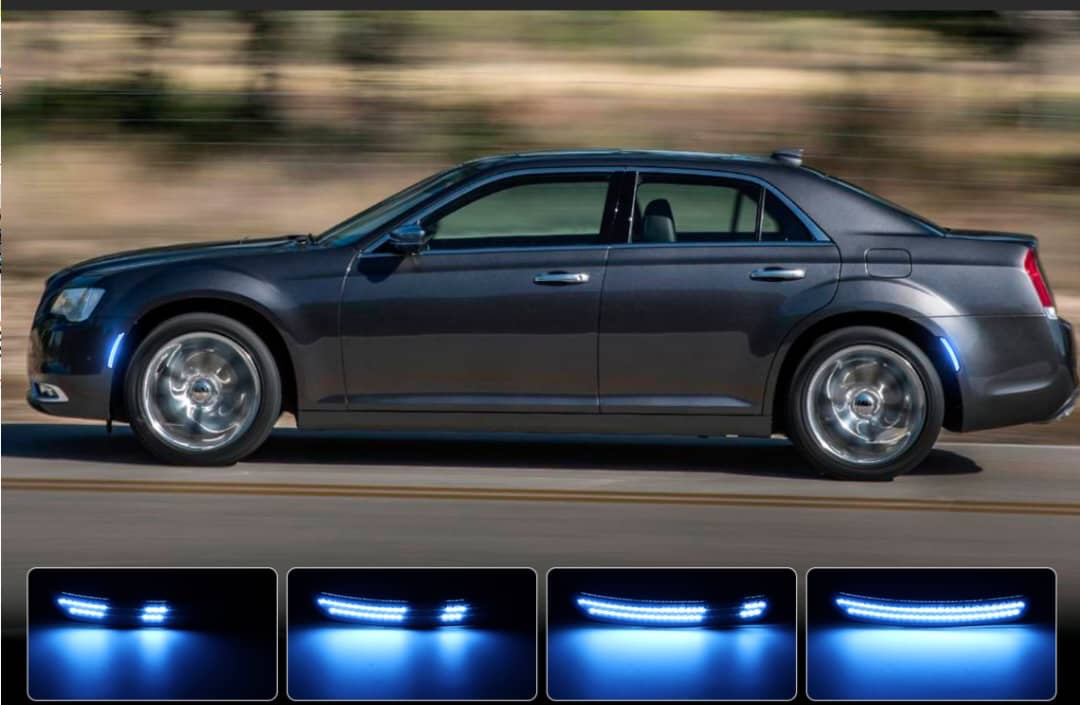 CHRYSLER 300 15-23 FRONT/REAR DYNAMIC SMOKED LED SIDE MARKERS