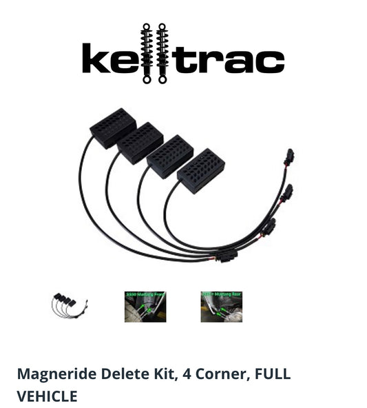 Magneride Delete Kit, 4 Corner, FULL VEHICLE