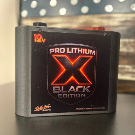 Pro Lithium 12v "X" Black Edition