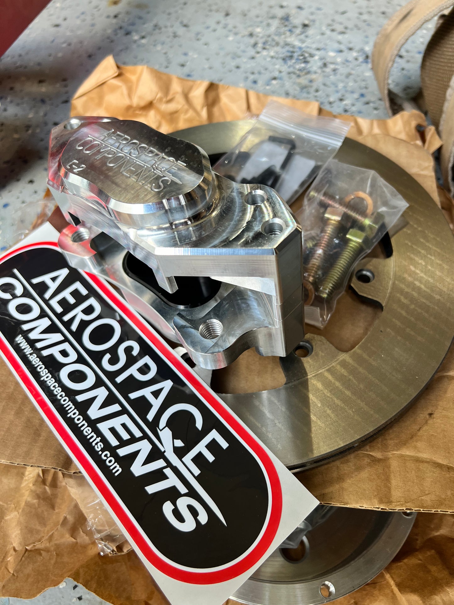 Aerospace Components Rear 6th Gen Camaro Street Brake Kit