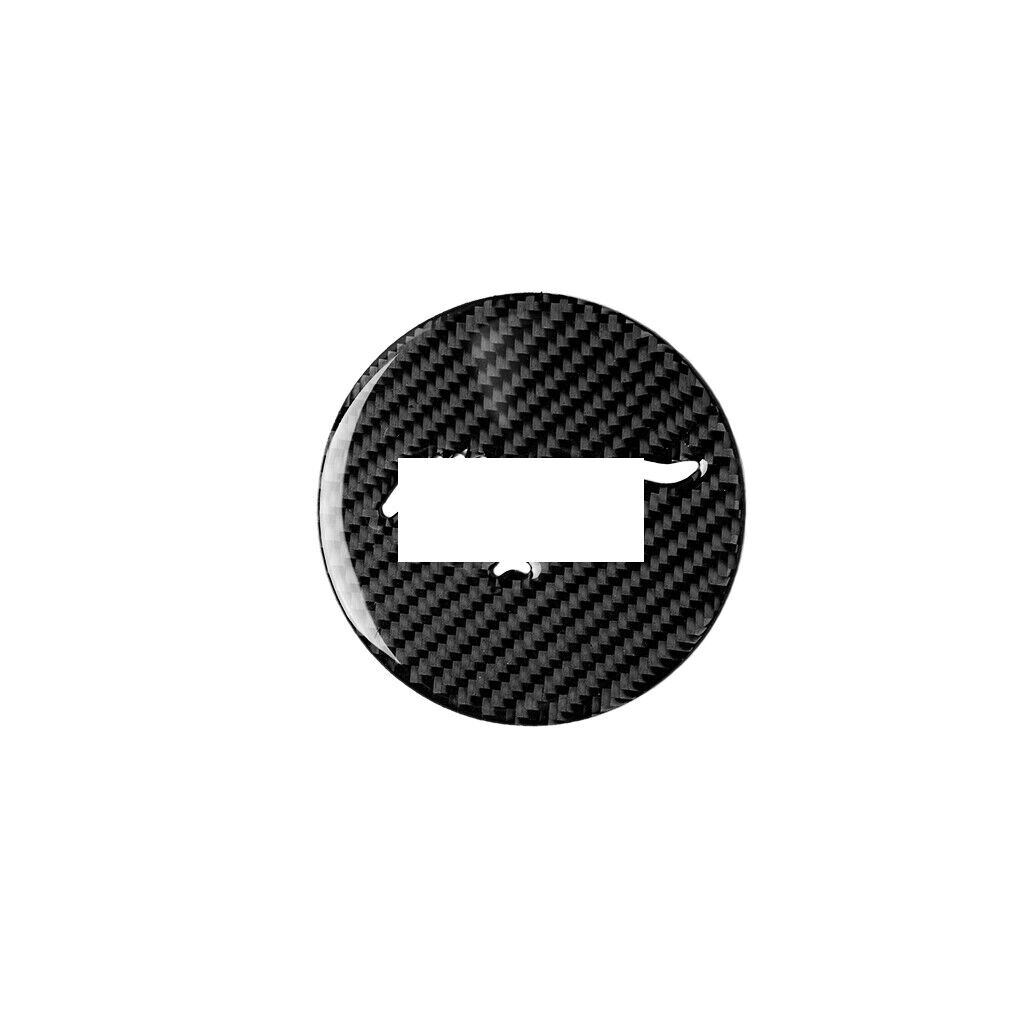 MUSTANG 15-23 CARBON FIBER STEERING WHEEL CENTER TRIM