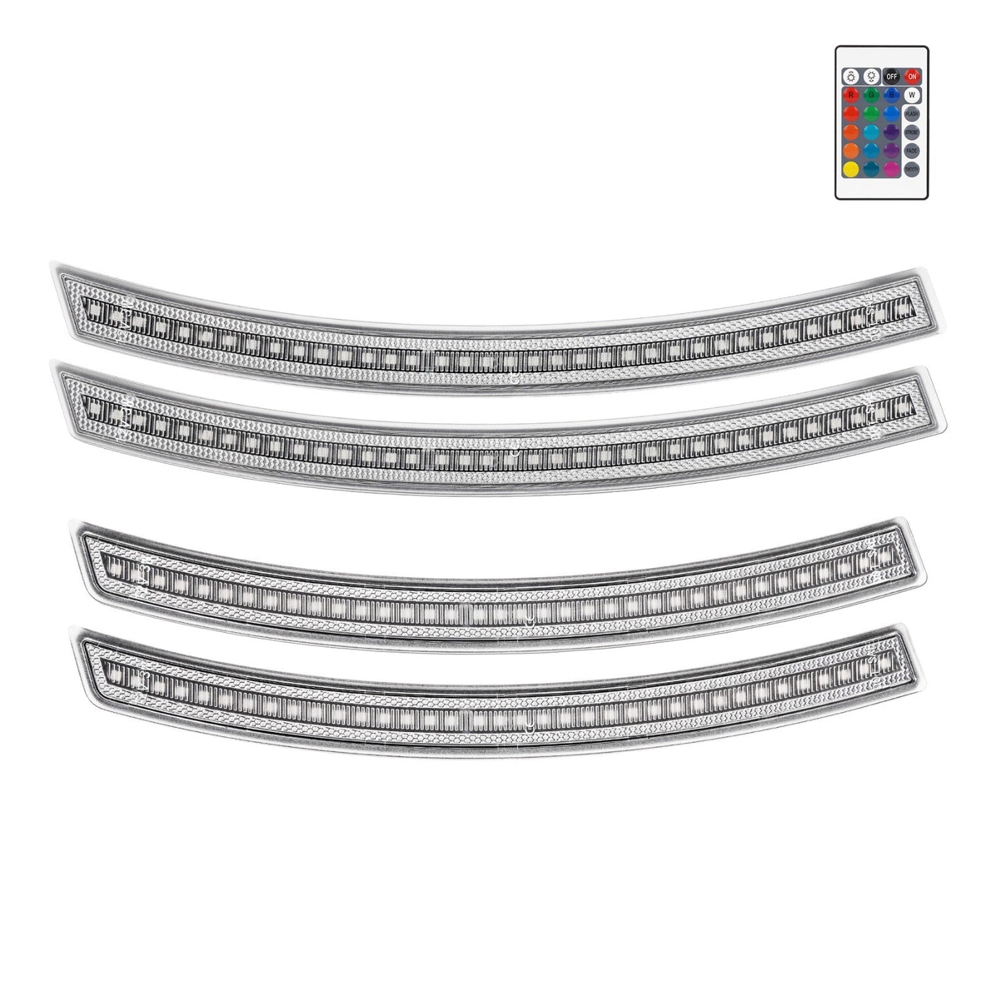 CORVETTE 14-19 FRONT/REAR RGB DYNAMIC LED SIDE MARKERS w/ REMOTE